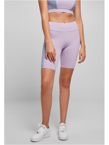 Women's Color Block Cycle Lilac/Violablue Shorts