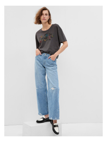 GAP T-shirt with Floral Logo - Women's