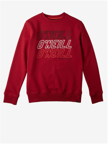 ONeill Red Kids' Sweatshirt O'Neill All Year Crew - Girls