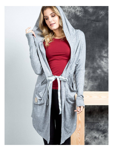 A cape of mine... Mi with patch pockets gray