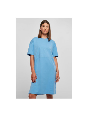 Women's dress with slit blue