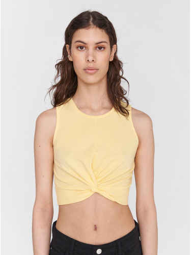 Yellow crop top Noisy May Twiggi - Women