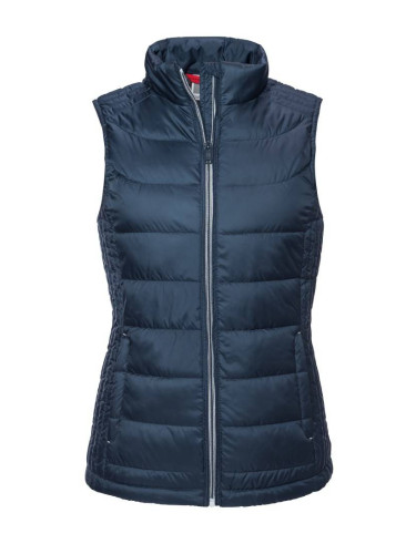 Navy blue women's vest Nano Bodywarmer Russell