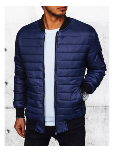 Мъжко ватиран бомбардировач яке тъмно синьо Dstreet