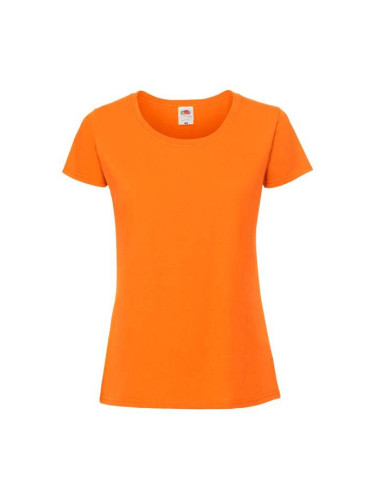 Iconic 195 Ringspun Premium Premium Fruit of the Loom Orange T-shirt