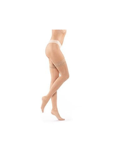Ladies self-supporting stockings 200 15 DEN - beige