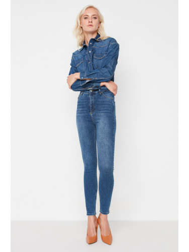Дамски дънки Trendyol Skinny Fit