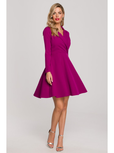 Дамска рокля. Makover Makover_Dress_K138_Crepe_Pink