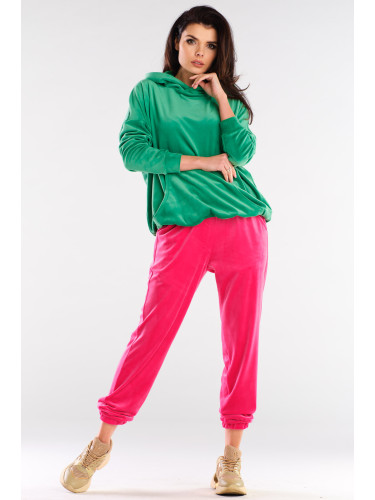 Awama Woman's Hoodie A420 Green