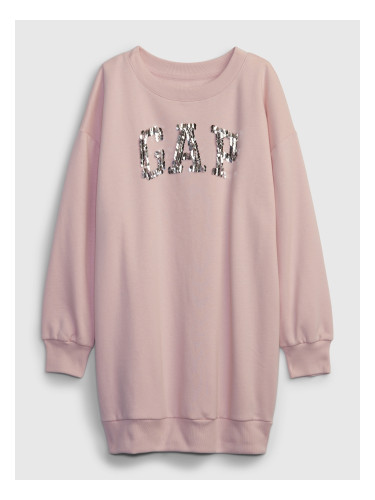 GAP Kids Sweatshirt Dress with Logo - Girls