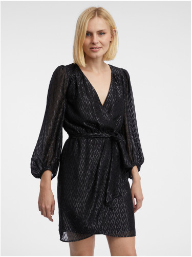 Orsay Black Ladies Patterned Dress - Women