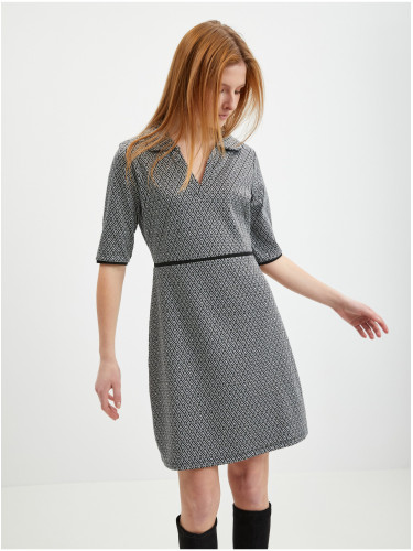 Orsay Black Women's Patterned Sweater Dress - Women's