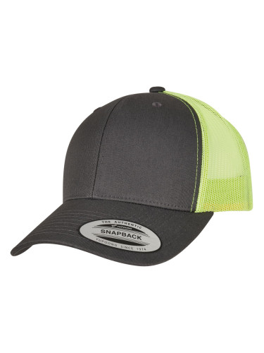 Retro Trucker 2-Tone Charcoal/Neon Green