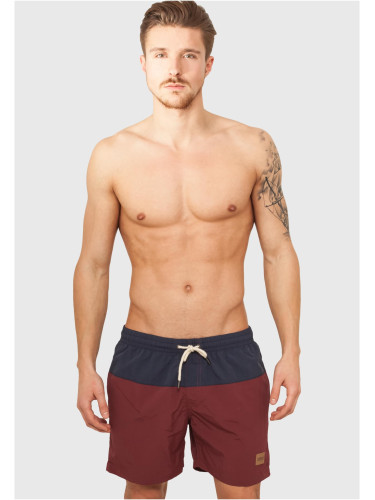 Men's Block Swimsuit Blue/Cherry