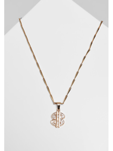 Dollar necklace - gold color