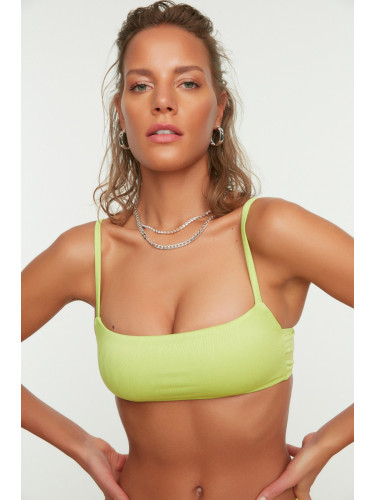 Модерен зелен текстуриран бикини отгоре