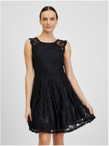 Черна дамска дантелена рокля ORSAY - Дамска