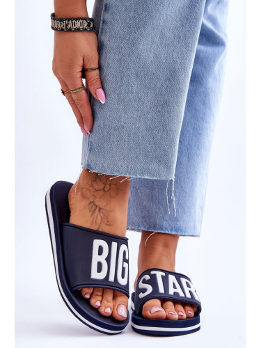 Women's Big Star Classic Slippers Navy Blue