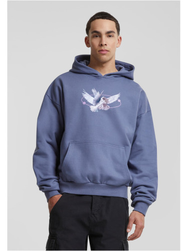 Vive La Liberte Oversize Vintage blue Hooded Jacket