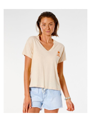 T-shirt Rip Curl SWC V NECK TEE Nude