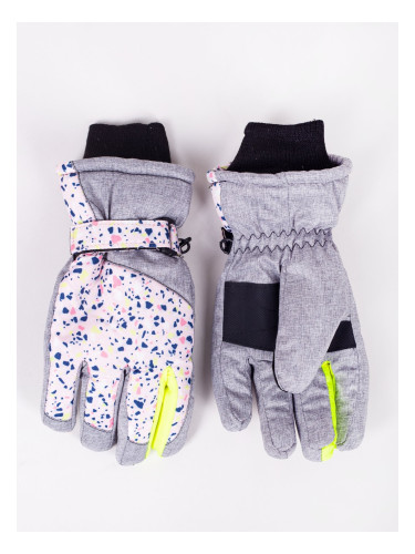 Yoclub Kids's Children's Winter Ski Gloves REN-0238G-A150