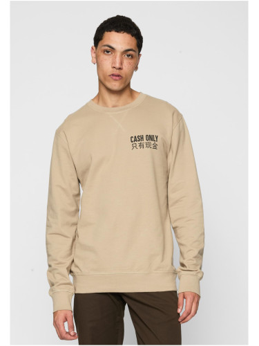 Cash only Crewneck darksand