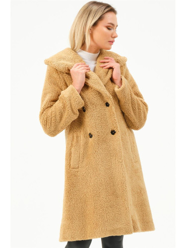 Z6776 DEWBERRY WOMEN'S TOPPER-CAMEL