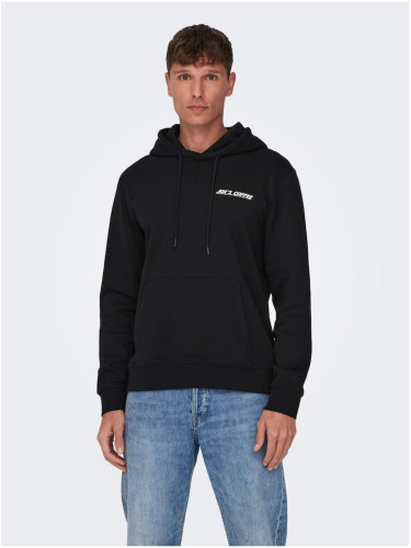 Men's Black Hoodie ONLY & SONS Bryce - Men