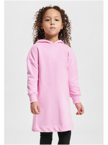 Girls' Oversized Terry Hoody Dress Girls' Pink