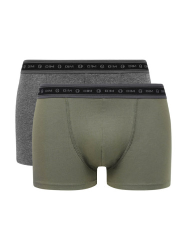 DIM GREEN ECOSMART BOXER 2x - Men's bio boxers 2 pcs - green - dark green