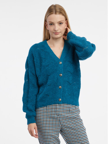 Orsay Blue Ladies Cardigan - Ladies
