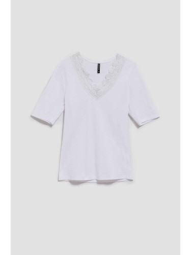 Marisse Women's T-Shirt L-Ts-4084 White