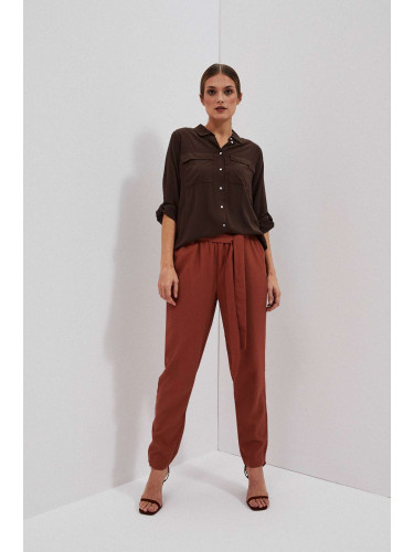 Marisse Women's Trousers L-Sp-4012 Brown