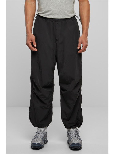 Nylon parachute pants black