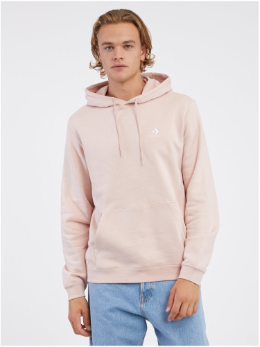 Light Pink Unisex Converse Go-To Embroidered Hoodie