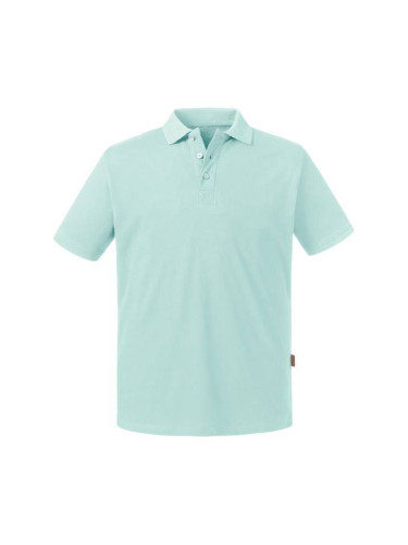 Niebieska koszulka męska polo Pure Organic Russell