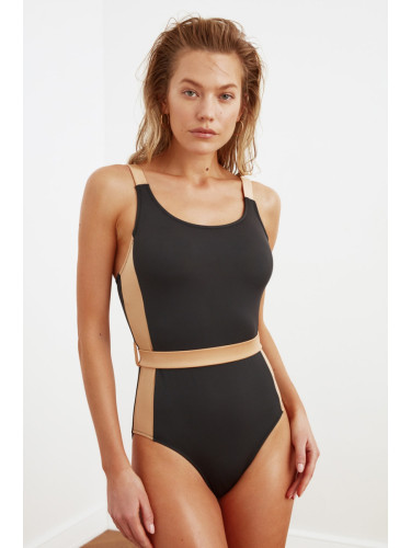Дамски бански костюм. Trendyol TBESS21MA0221/Black