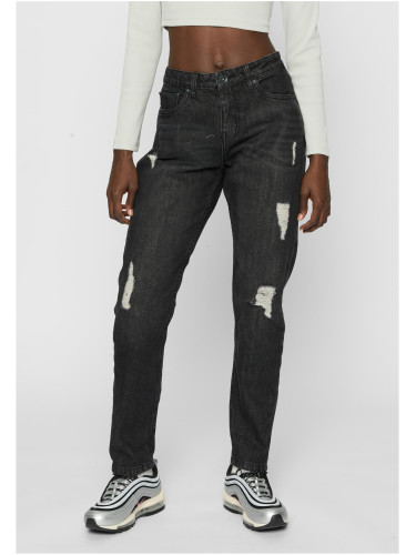 Women's Boyfriend Denim Pants - Black