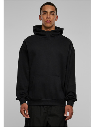 High-neck sweatshirt, black