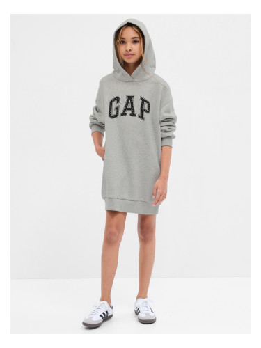 GAP Kids Sweatshirt Dress with Logo - Girls