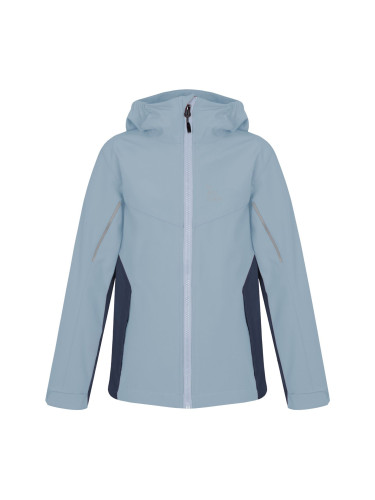 Girls' softshell jacket Hannah CAPRA JR blue fog/insignia blue