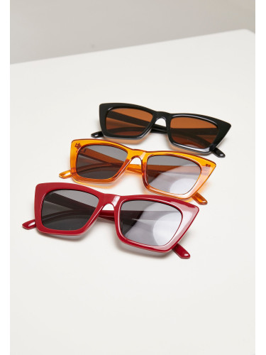 Sunglasses Tilos 3-Pack dark red/black/orange