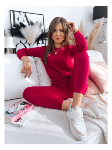 Komplet damski dresowy MILIAN fuksja Dstreet