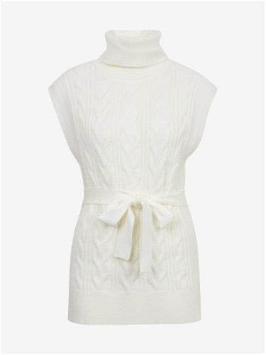 Orsay Cream Women's Sweater Vest - Women's