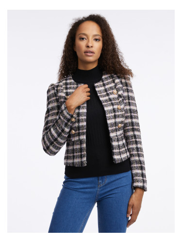 Orsay Black Women's Plaid Blazer - Women's