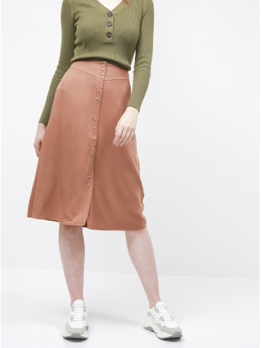 Brown skirt VILA Morose - Women
