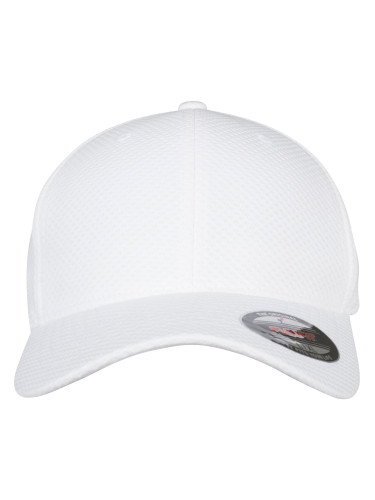 Flexfit 3D Hexagon Jersey Beanie Jersey White