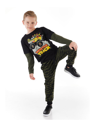 mshb&g Truck Camouflage Boy's T-shirt Trousers Set