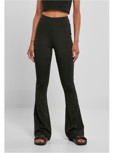 Women's recycled black high-waisted leggings