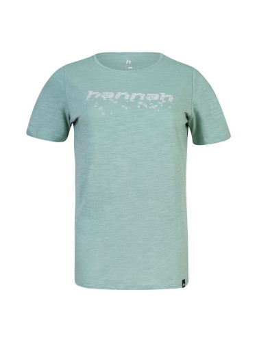 Women's simple T-shirt Hannah SELIA smoke green